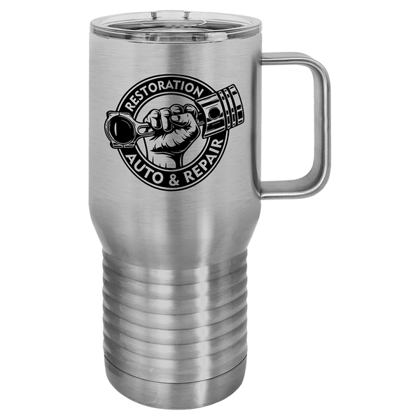 Polar Camel 20 oz. Purple Vacuum Insulated Travel Mug with Slider Lid