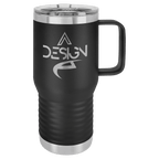 Polar Camel 20 oz. Purple Vacuum Insulated Travel Mug with Slider Lid