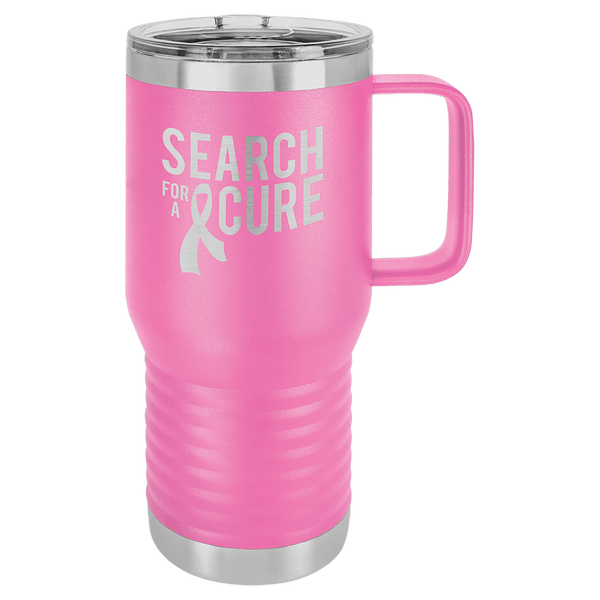 Polar Camel 20 oz. Purple Vacuum Insulated Travel Mug with Slider Lid