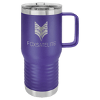 Polar Camel 20 oz. Purple Vacuum Insulated Travel Mug with Slider Lid
