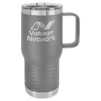 Polar Camel 20 oz. Purple Vacuum Insulated Travel Mug with Slider Lid