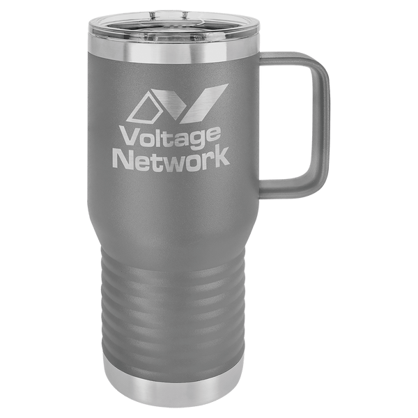 Polar Camel 20 oz. Purple Vacuum Insulated Travel Mug with Slider Lid