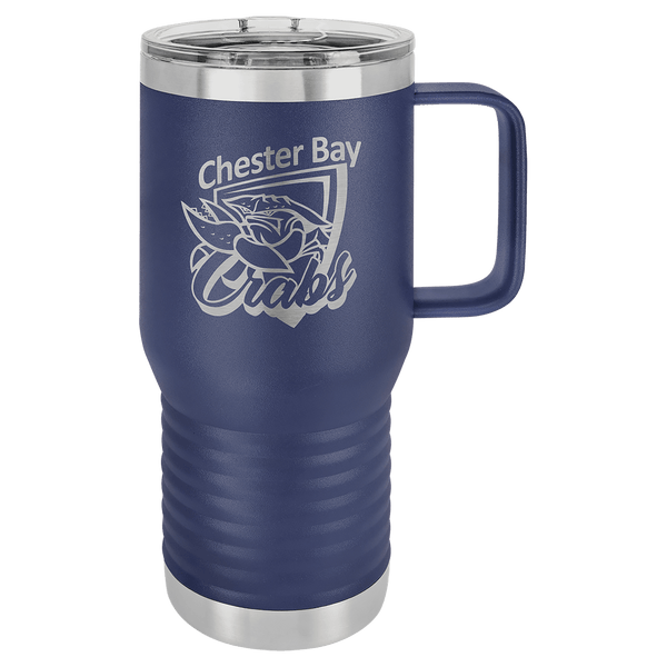Polar Camel 20 oz. Purple Vacuum Insulated Travel Mug with Slider Lid