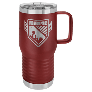 Polar Camel 20 oz. Purple Vacuum Insulated Travel Mug with Slider Lid
