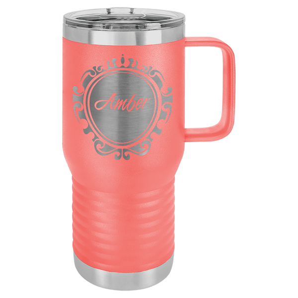 Polar Camel 20 oz. Purple Vacuum Insulated Travel Mug with Slider Lid
