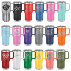 Polar Camel 20 oz. Purple Vacuum Insulated Travel Mug with Slider Lid