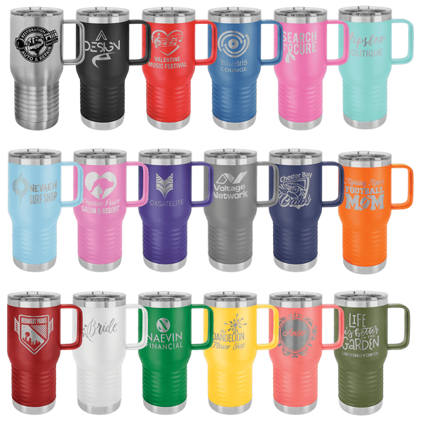 Polar Camel 20 oz. Purple Vacuum Insulated Travel Mug with Slider Lid