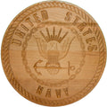 Carved Navy Shield- Unfinished