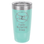 Polar Camel 20 oz. Ringneck Vacuum Insulated Tumbler w/Clear Lid