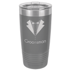 Polar Camel 20 oz. Ringneck Vacuum Insulated Tumbler w/Clear Lid