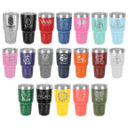 Polar Camel 30 oz. Ringneck Vacuum Insulated Tumbler w/Clear Lid