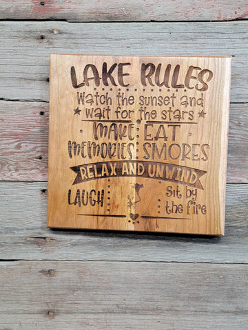 Lake Rules
