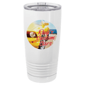 Sublimatable Polar Camel 20 oz. White Vacuum Insulated Tumbler w/Lid