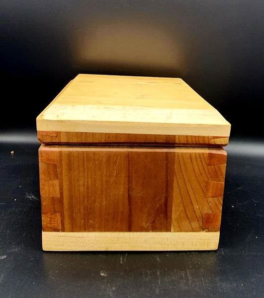 Maple and Cherry Keepsake Box